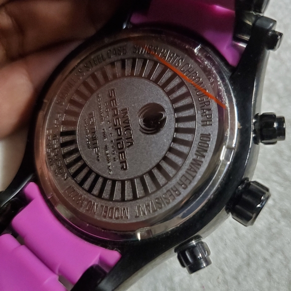 Invicta Sea Spider Purple Polyurethane Band - Picture 6 of 7